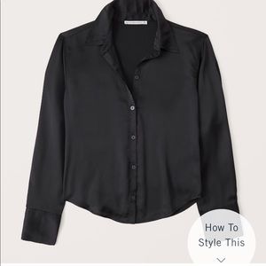NWT Abercrombie Satin Top